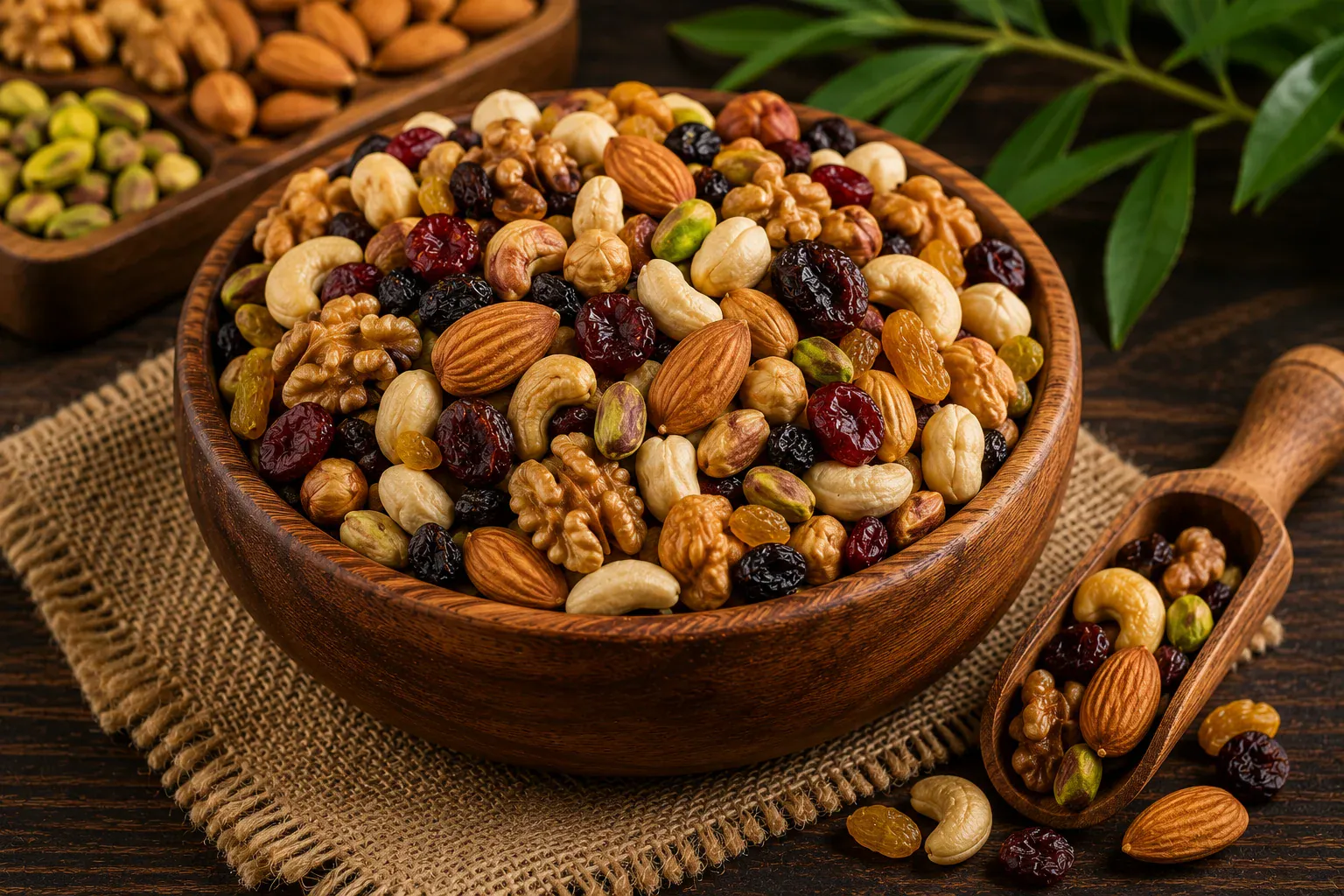 نمونههای خشکبار و میوه خشک برای بررسی کیفیت و درجهبندی محصول