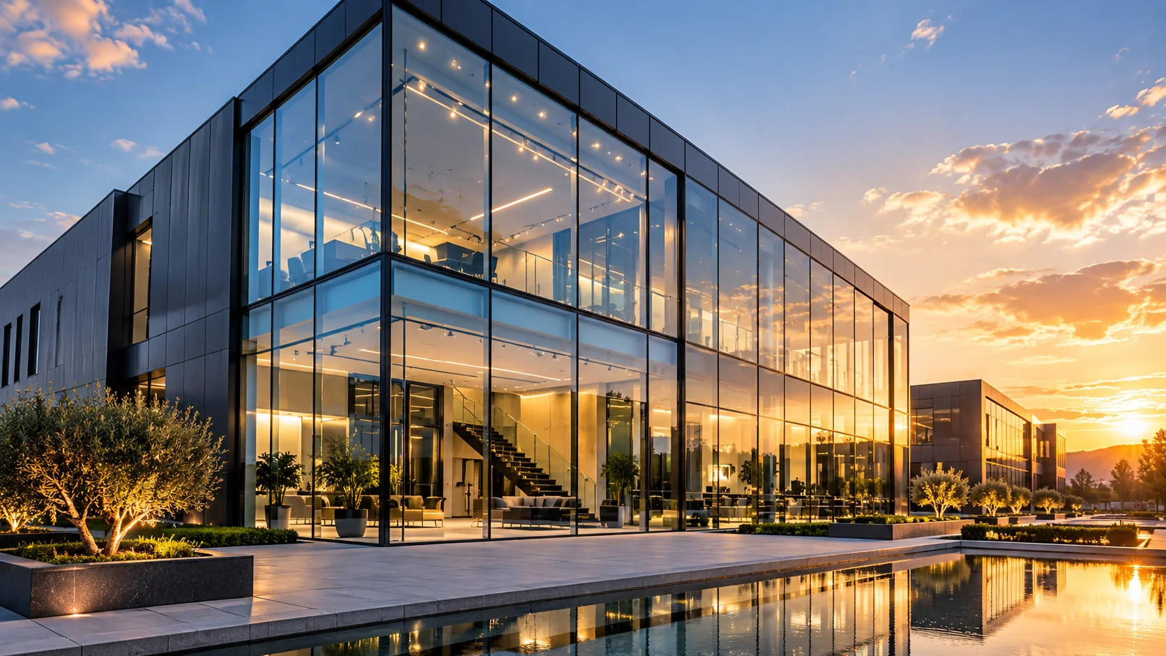 Architectural glass application